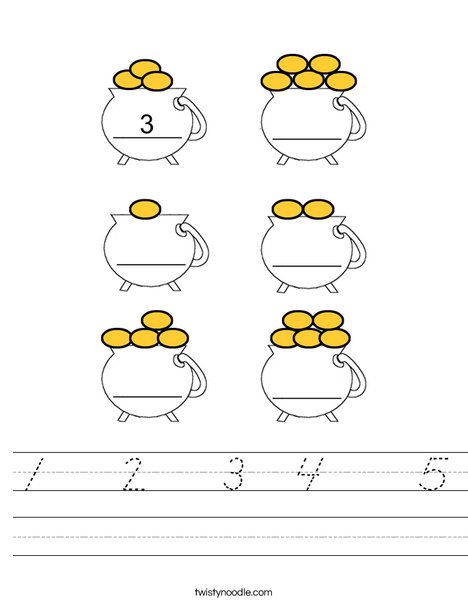Count the gold coins Worksheet