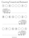 Counting Forward and Backward Coloring Page