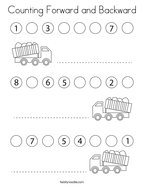 Counting Forward and Backward Coloring Page