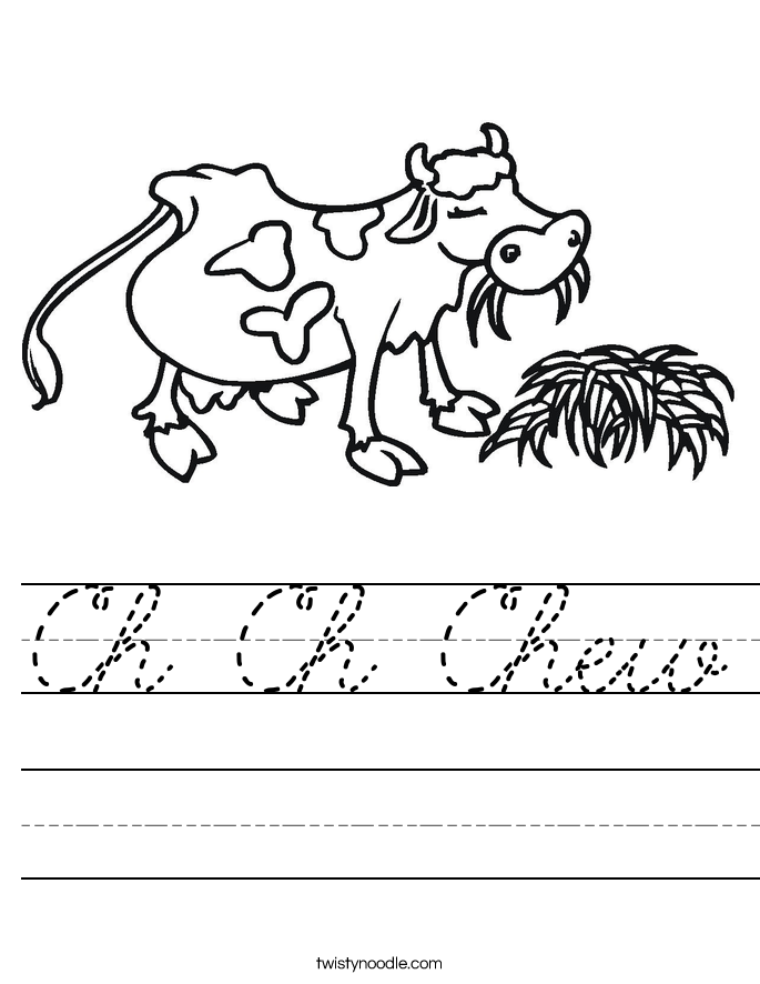 Ch Ch Chew Worksheet