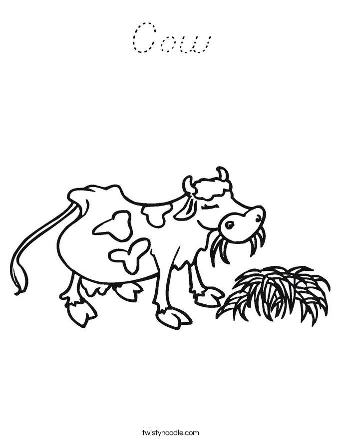 Cow Coloring Page