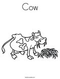 Cow Coloring Page