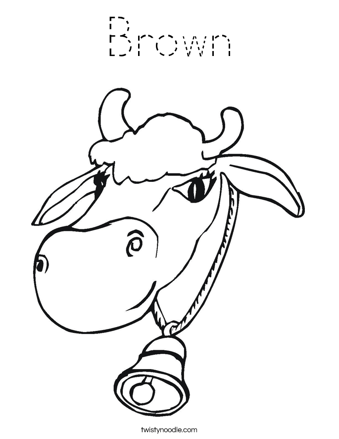 Brown Coloring Page