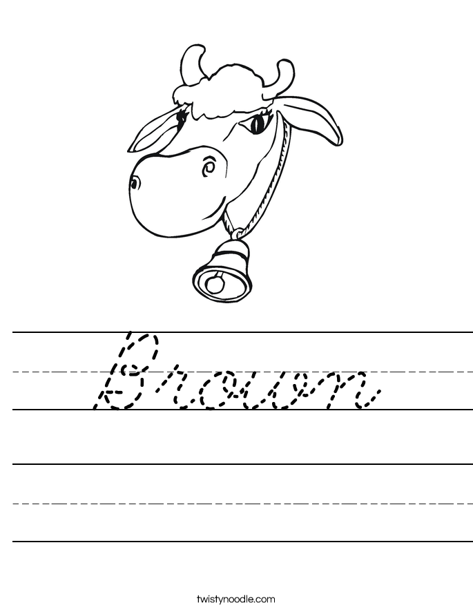 Brown Worksheet