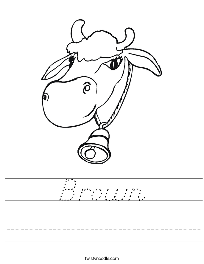 Brown Worksheet