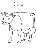 Cow Coloring Page