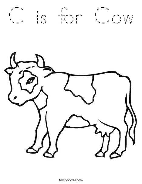 Calf Coloring Page