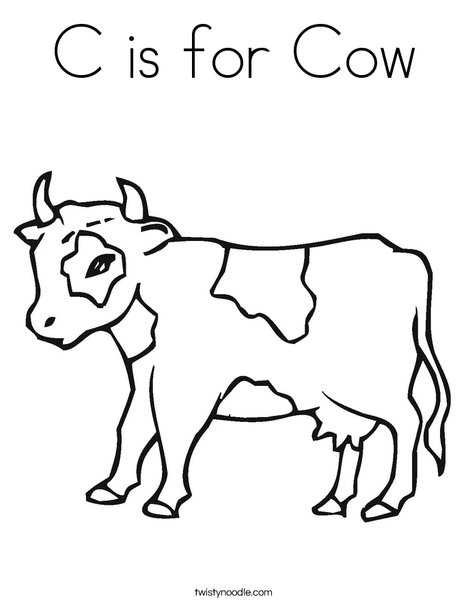Calf Coloring Page