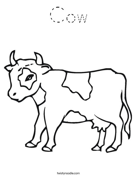 Calf Coloring Page