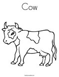 Cow Coloring Page