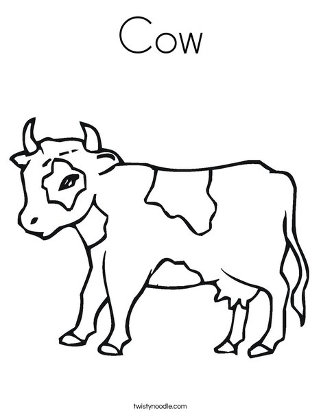 Calf Coloring Page