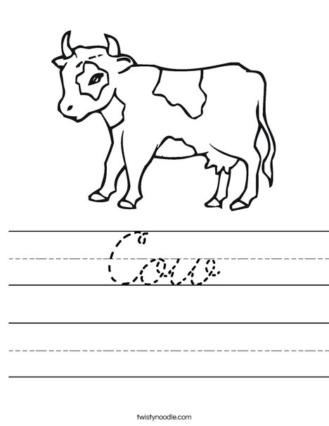Calf Worksheet