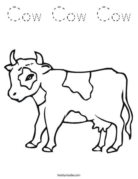 Calf Coloring Page