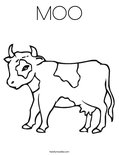 MOO Coloring Page