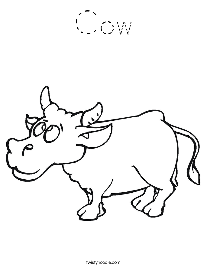 Cow Coloring Page