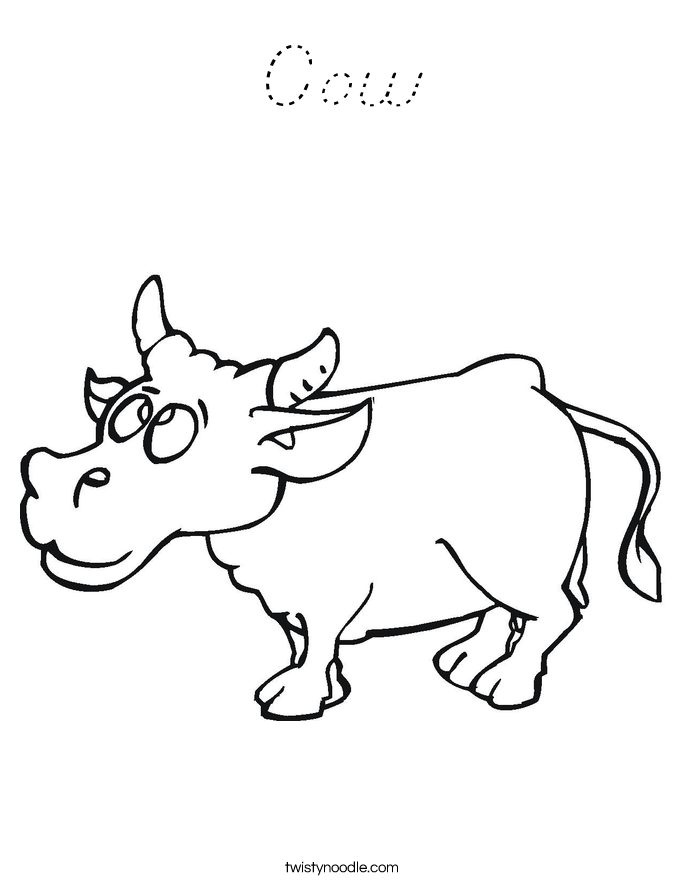 Cow Coloring Page
