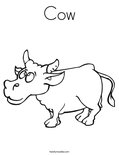 Cow Coloring Page