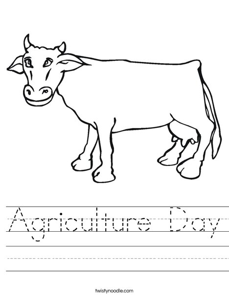 Moo Cow Worksheet