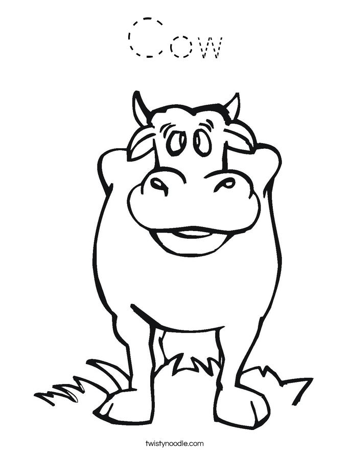 Cow Coloring Page