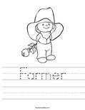 Farmer Worksheet