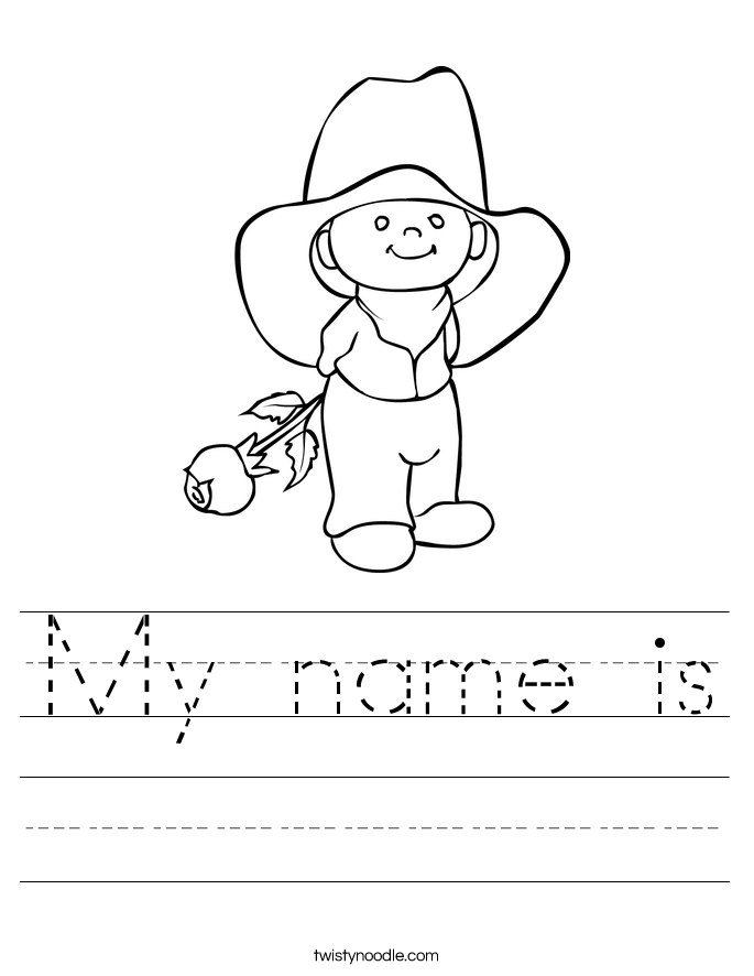 My name is Worksheet