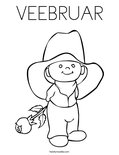 VEEBRUARColoring Page