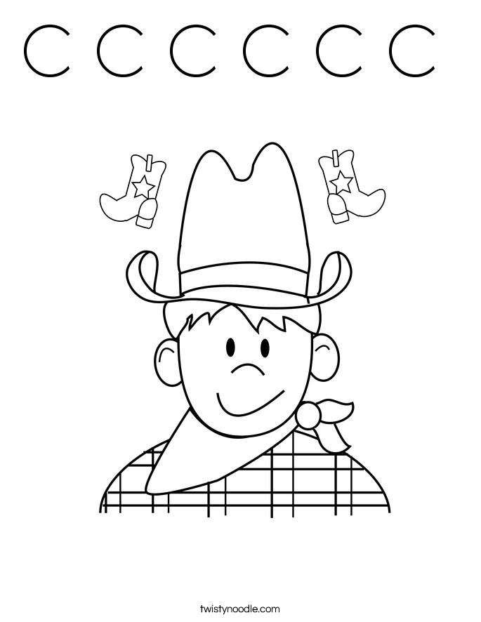 C C C C C C  Coloring Page