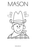 MASON Coloring Page