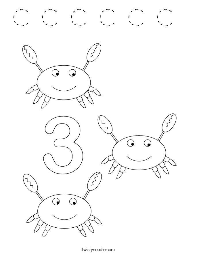 C C C C C C  Coloring Page