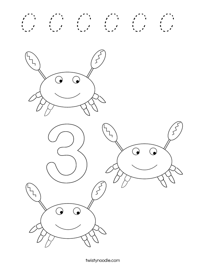 C C C C C C  Coloring Page