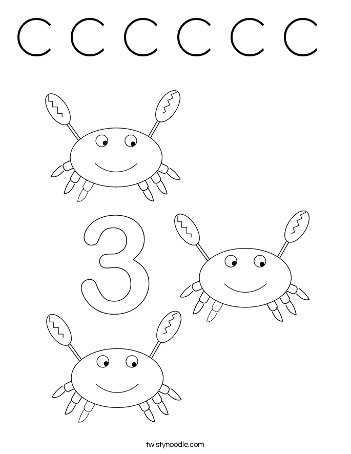 C C C C C C  Coloring Page