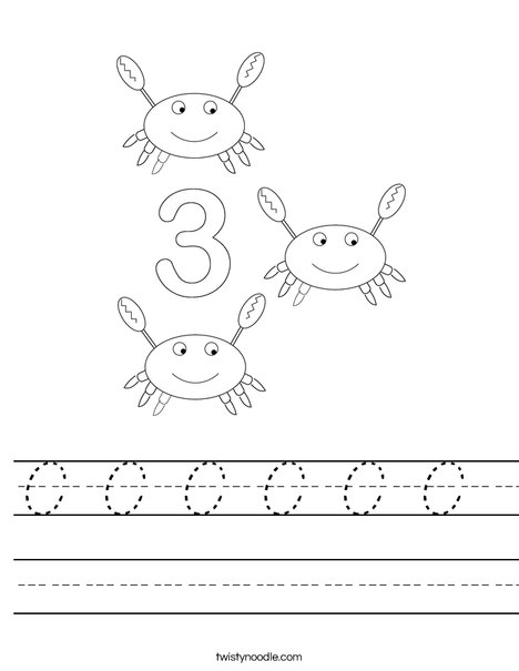 Crab Worksheet