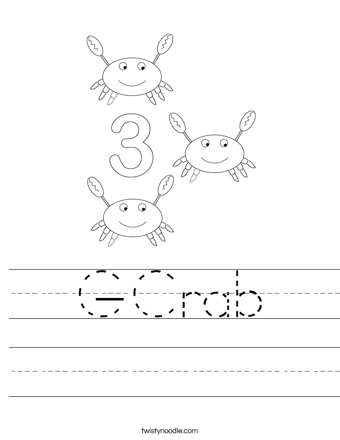 C-Crab Worksheet