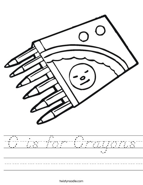 Crayons Worksheet