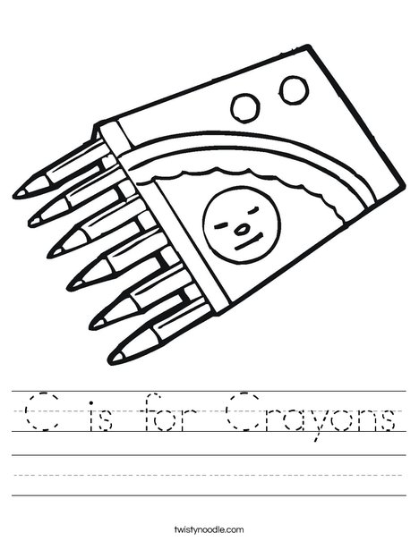 Crayons Worksheet