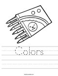 Colors Worksheet