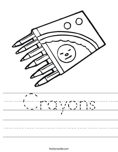 Crayons Worksheet