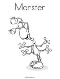 Monster Coloring Page