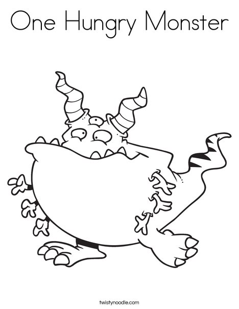 Creature with 6 arms Coloring Page