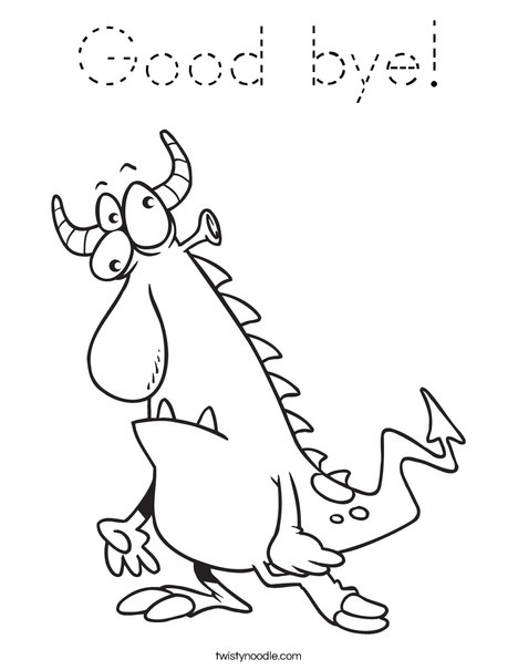 Creature3 Coloring Page