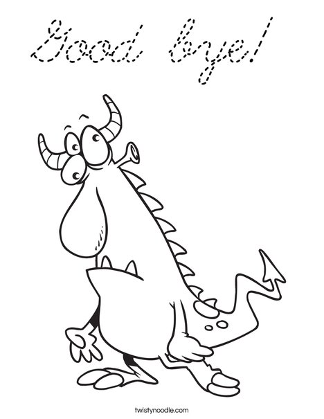Creature3 Coloring Page