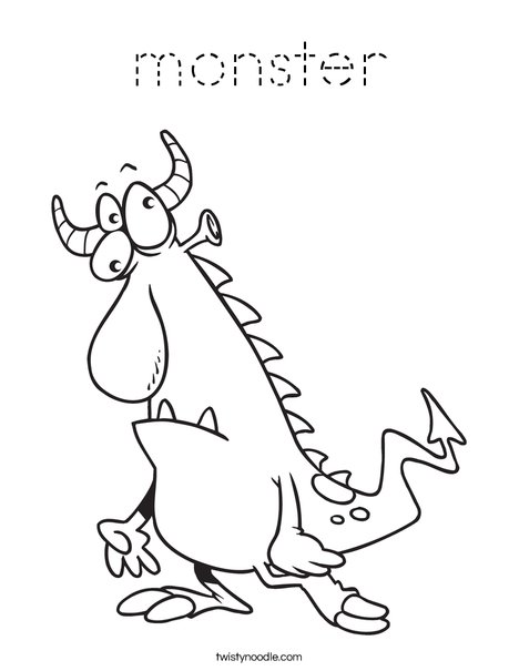 Creature3 Coloring Page