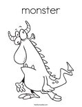 monster Coloring Page