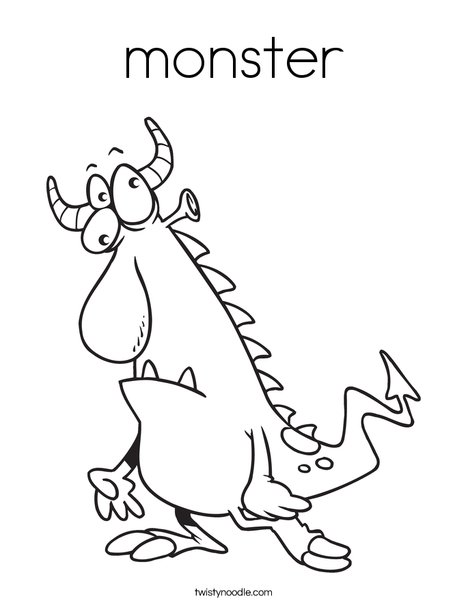 Creature3 Coloring Page