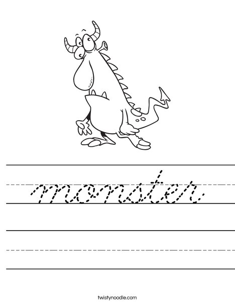 Creature3 Worksheet