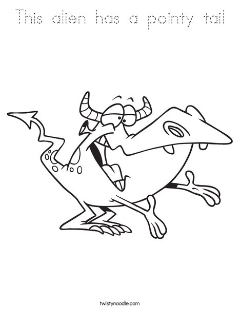 Creature4 Coloring Page