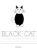 BLACK CAT Worksheet