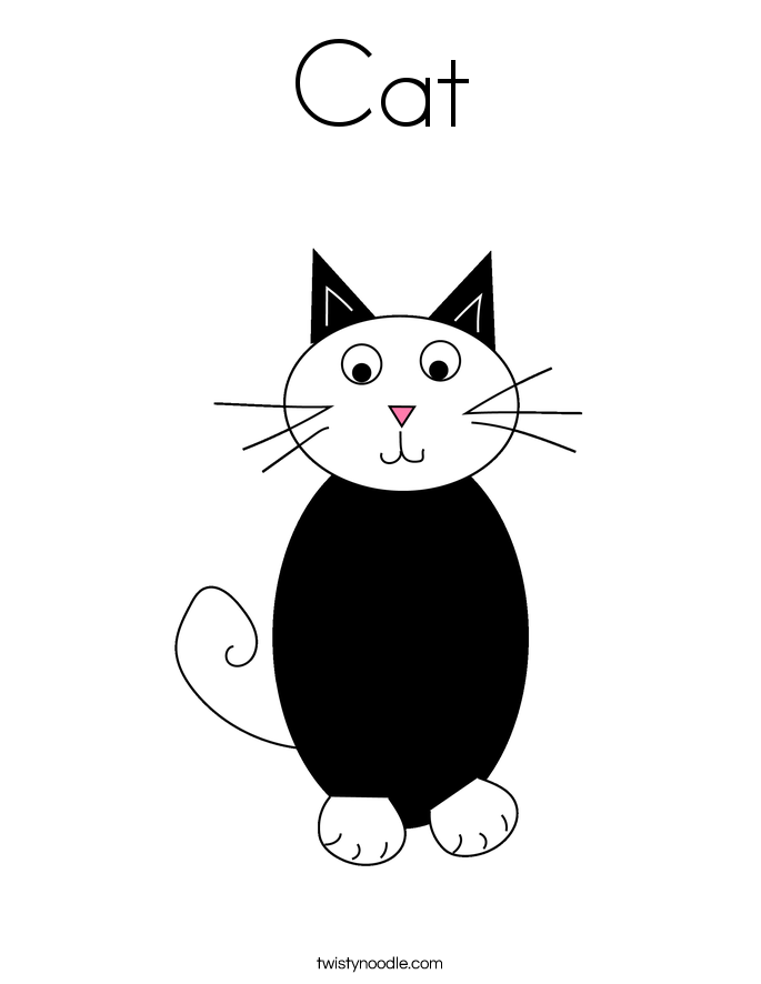 Cat Coloring Page