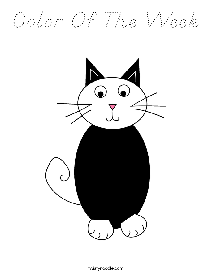 Color Of The Week Coloring Page