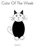 Color Of The Week Coloring Page